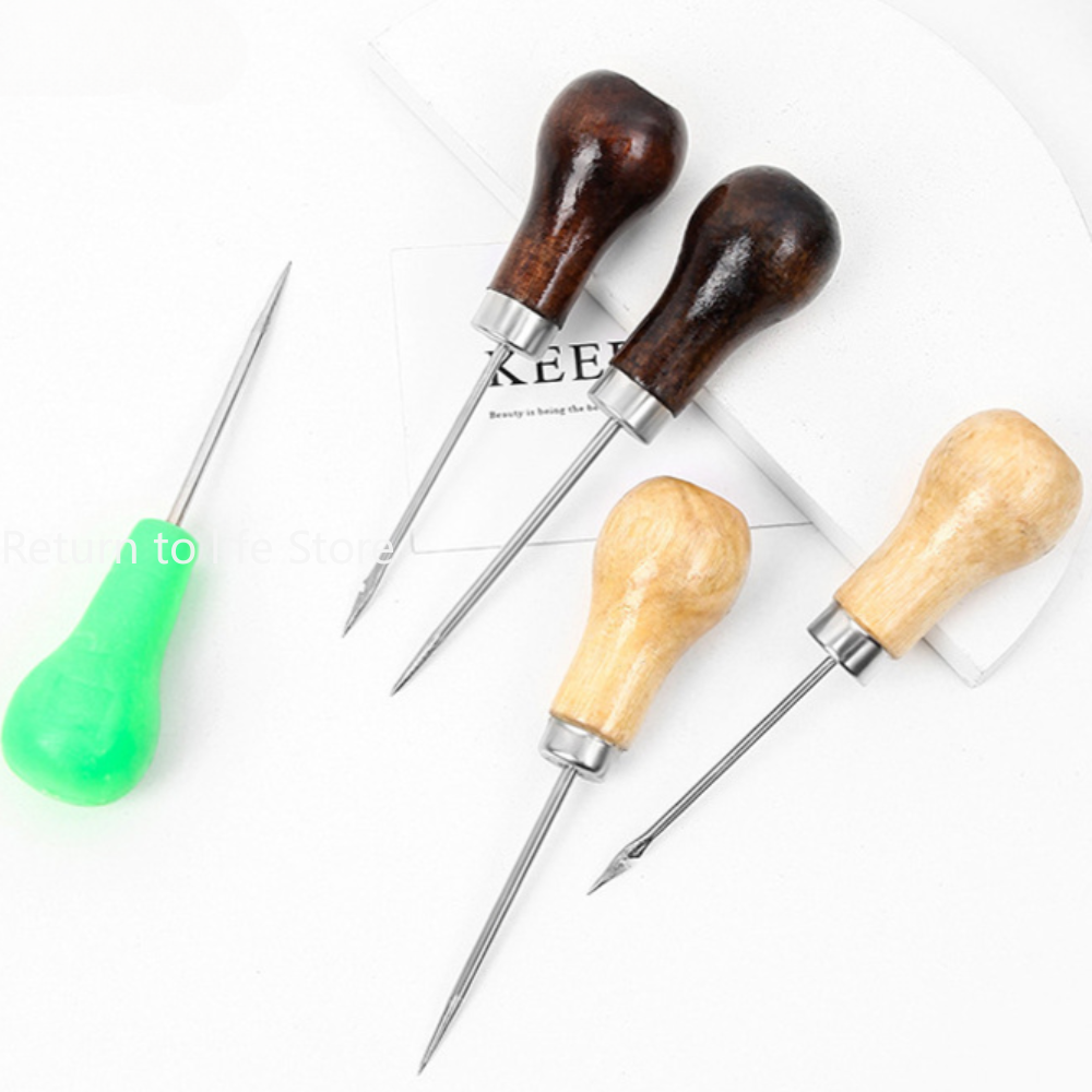 Leatherwork Punching Tool - 1pc Awl Pricker Hole Maker Cone