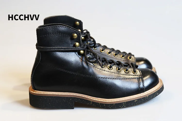 Men's Round Head Locomotive Wo - Leather Work Women Shoes incelemesi ve fiyatı
