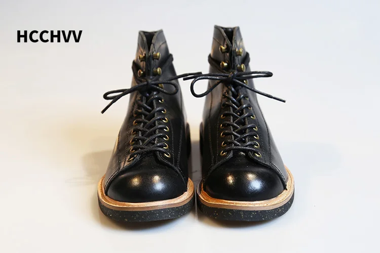 Men's Round Head Locomotive Wo - Leather Work Women Shoes incelemesi ve fiyatı