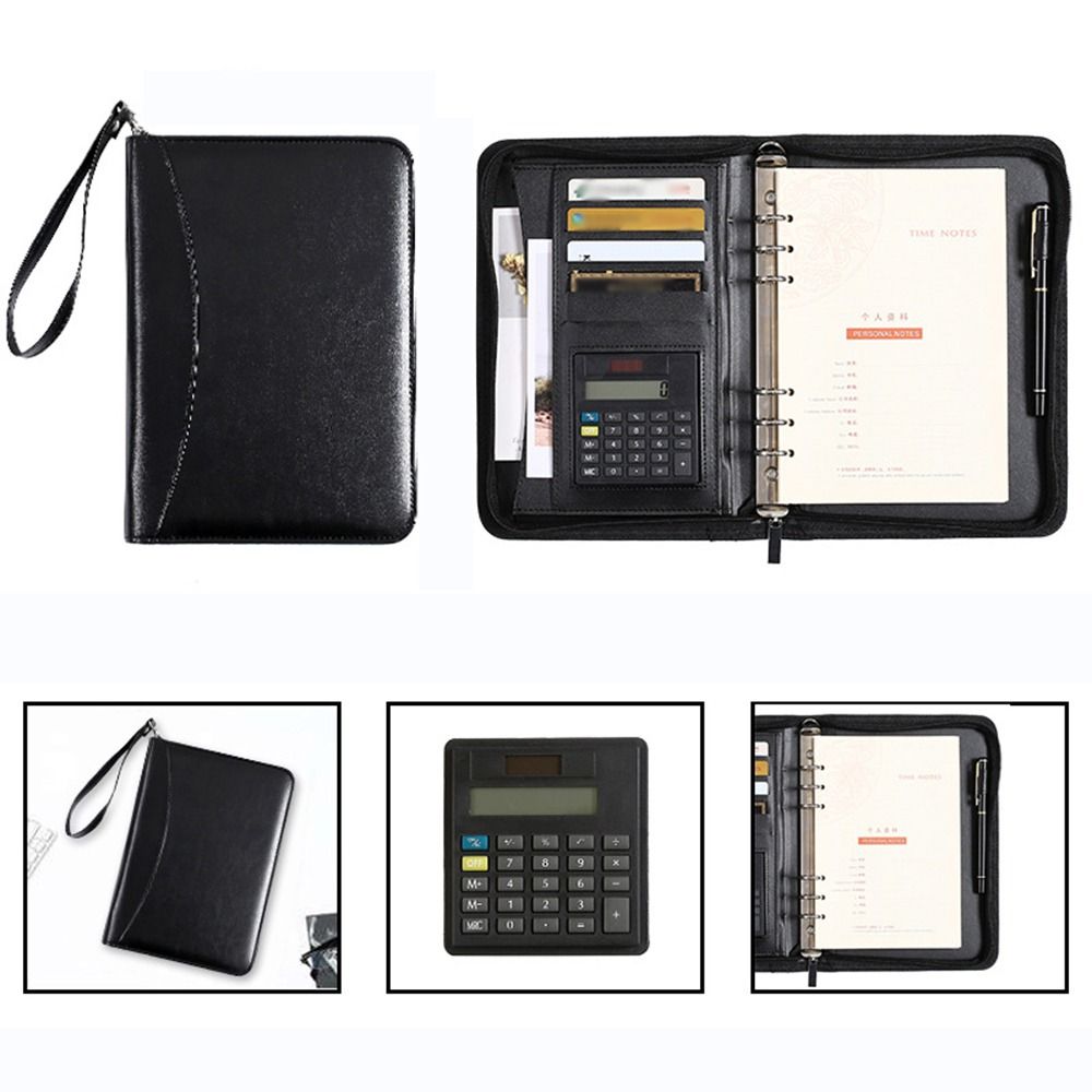 Portable File Folder PU Leathe - Leather Work Notebook incelemesi ve fiyatı