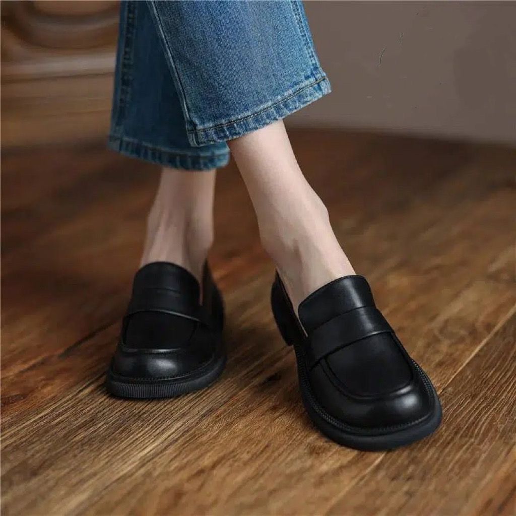 Women's Genuine Leather Flat S - Leather Work Women Shoes incelemesi ve fiyatı