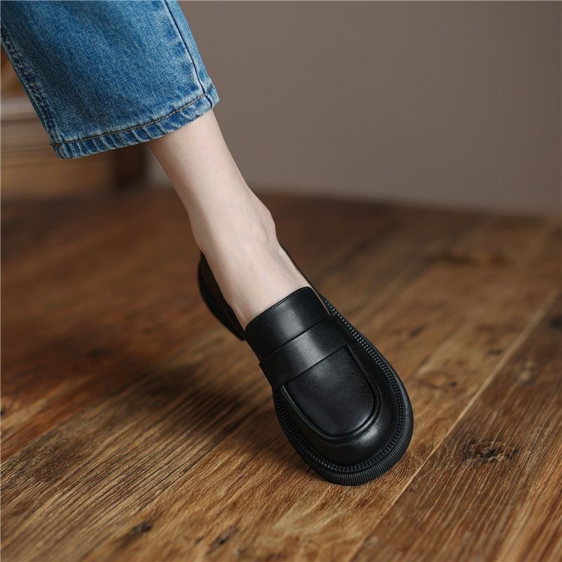 Women's Genuine Leather Flat S - Leather Work Women Shoes incelemesi ve fiyatı