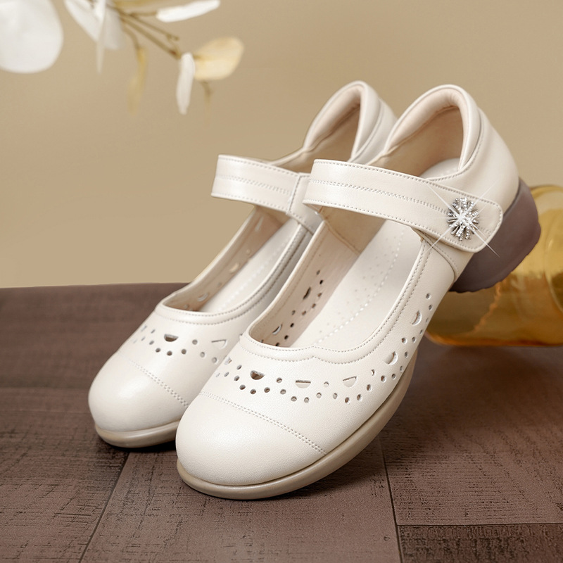 3cm All Match Breathable Comfo - Leather Work Women Shoes incelemesi ve fiyatı