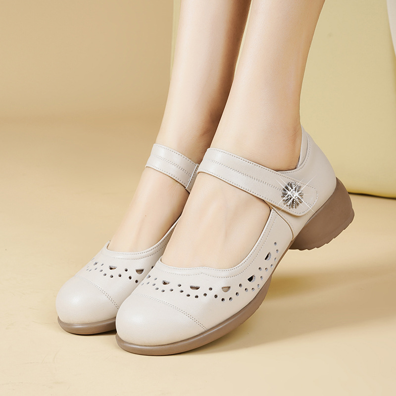 3cm All Match Breathable Comfo - Leather Work Women Shoes incelemesi ve fiyatı
