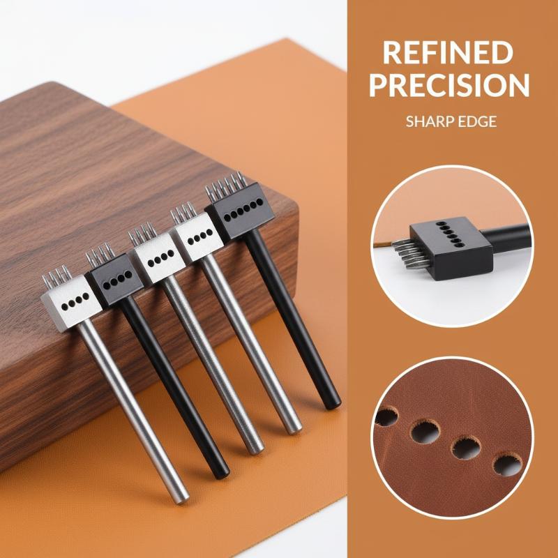 3Pcs Manual Leather Hole Punch - Leatherwork Manual incelemesi ve fiyatı