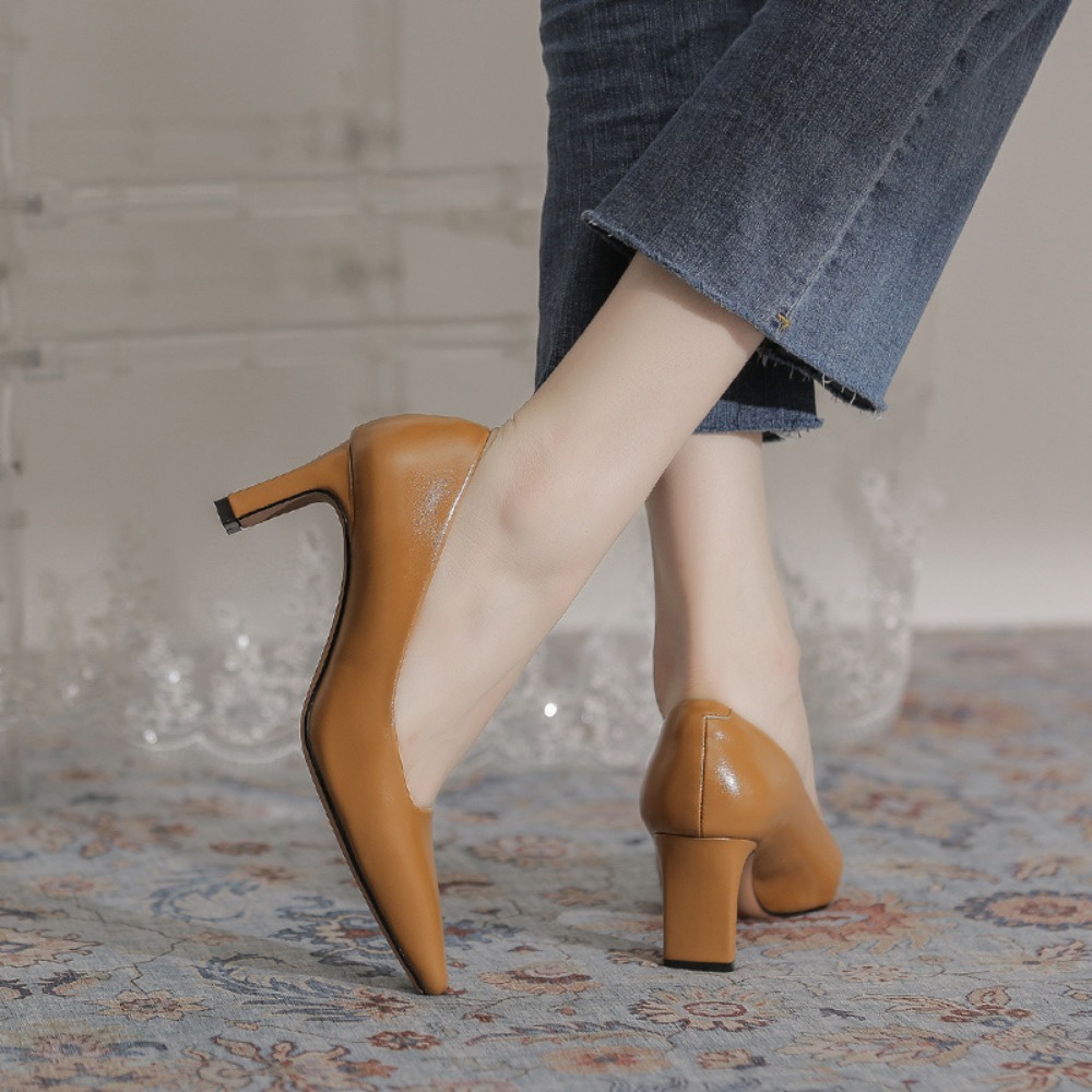 High Heels Women's New Profess - Leather Work Women Shoes incelemesi ve fiyatı
