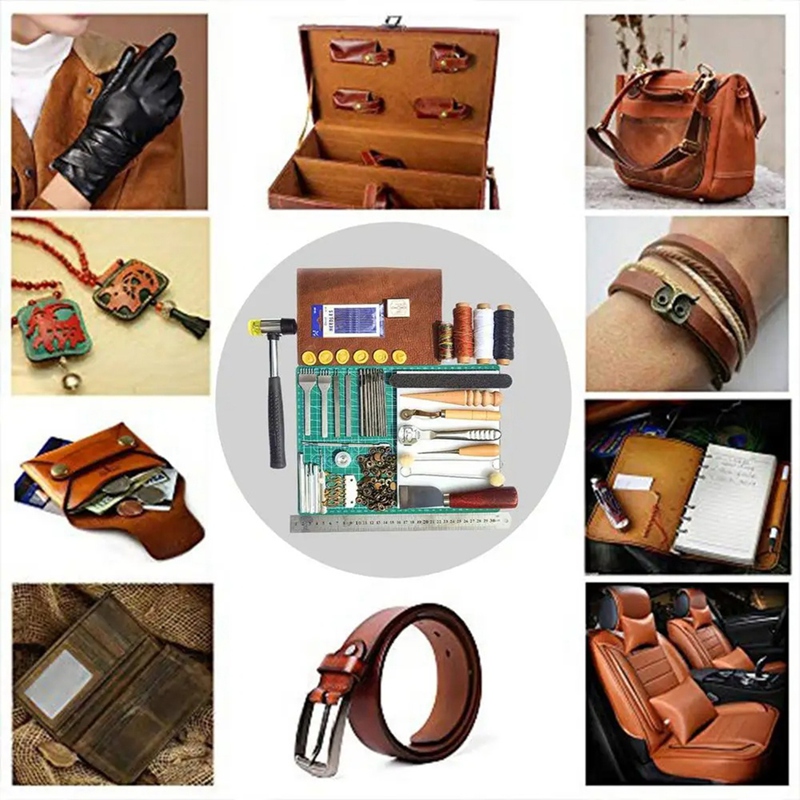 Leather Tool Set Leather Worki - Leatherwork Manual incelemesi ve fiyatı