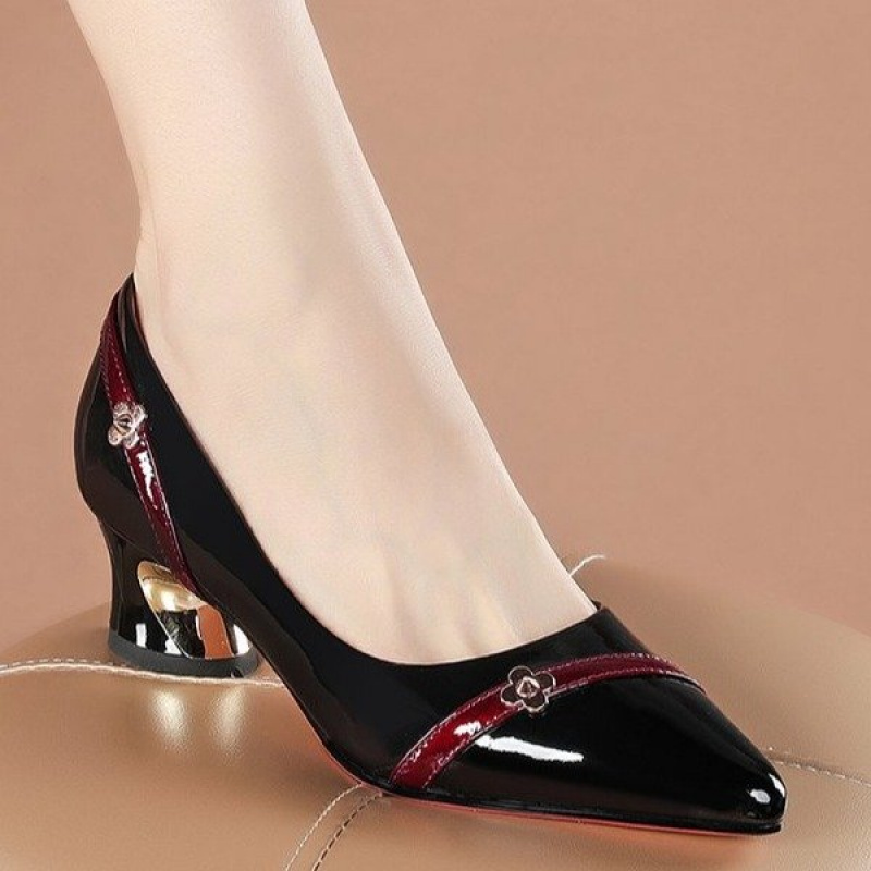 Women's Elegant Fashion Pointe - Leather Work Women Shoes incelemesi ve fiyatı