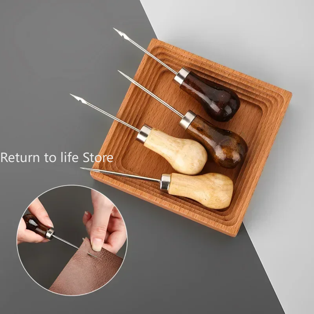 1pc Awl Pricker Hole Maker Con - Leatherwork Punching Tool incelemesi ve fiyatı
