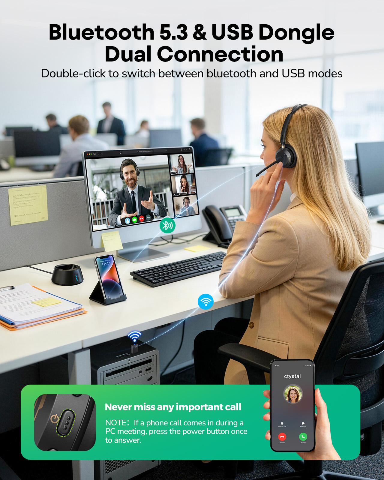 Acer Wireless Headset with Mic - Leatherwork Manual incelemesi ve fiyatı