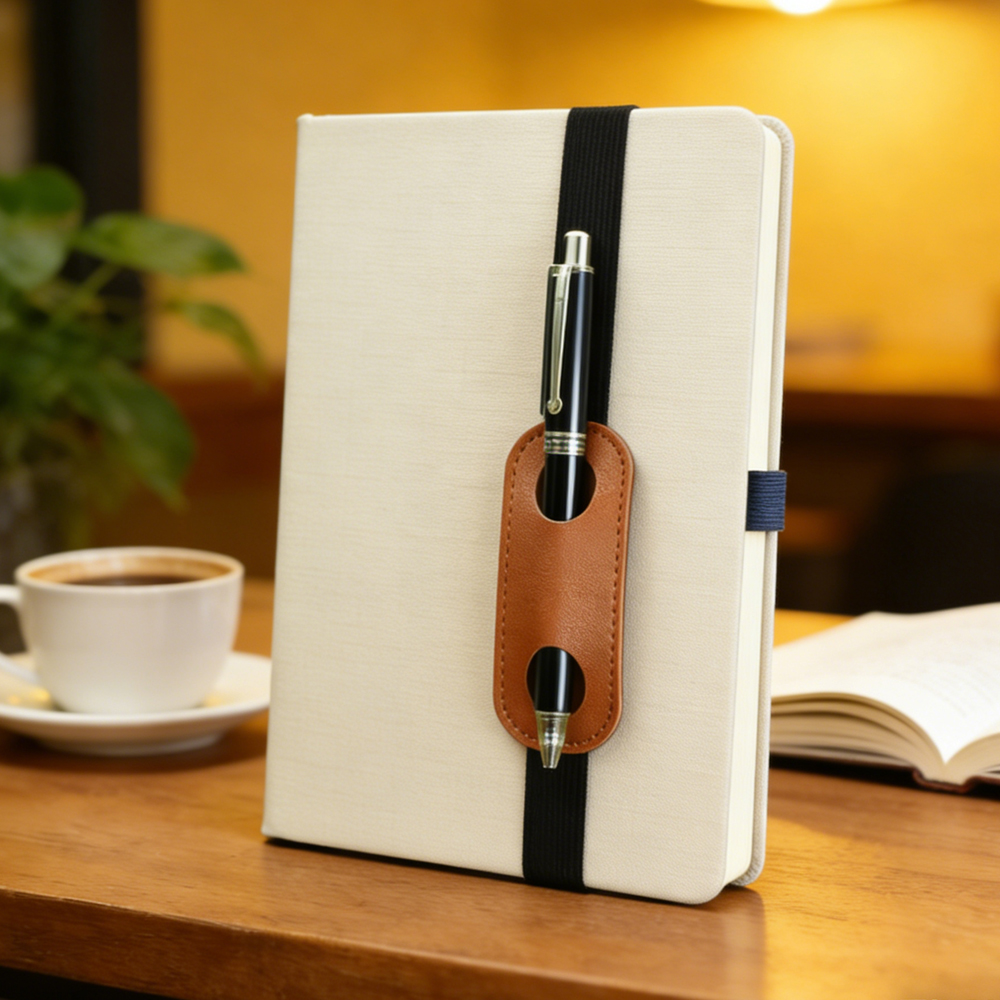 Portable Notebook Pen Holder w - Leather Work Notebook incelemesi ve fiyatı