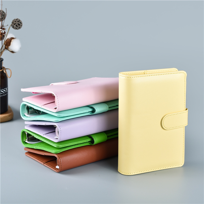 Macaron Color A5 A6 6 Ring Bin - Leather Work Notebook incelemesi ve fiyatı