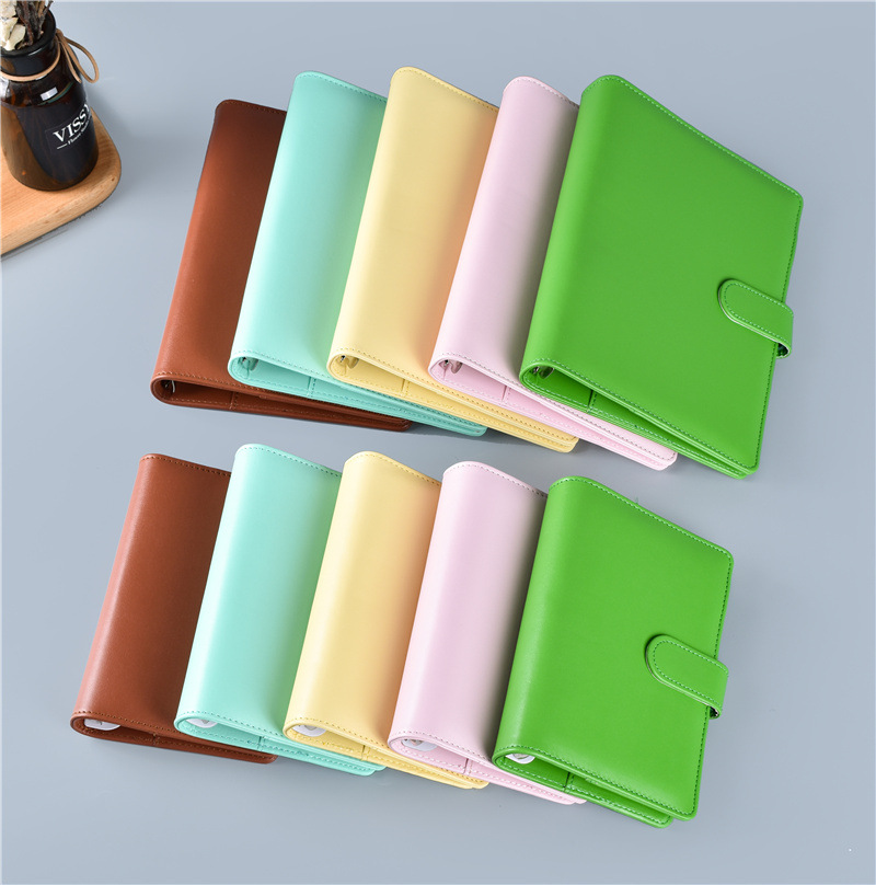 Macaron Color A5 A6 6 Ring Bin - Leather Work Notebook incelemesi ve fiyatı