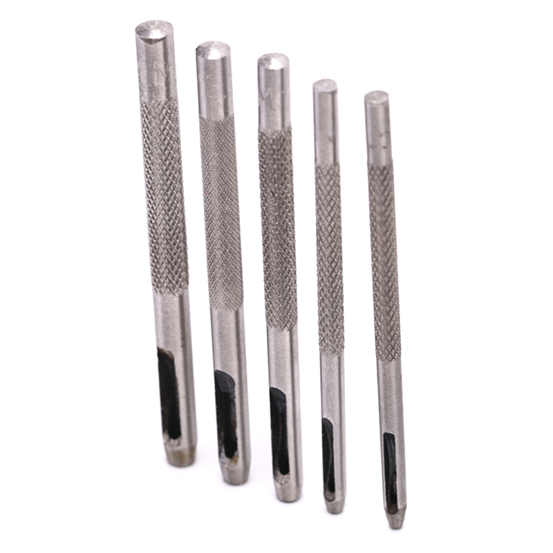 C 5Pcs new Leather Round Shape - Leatherwork Punching Tool incelemesi ve fiyatı