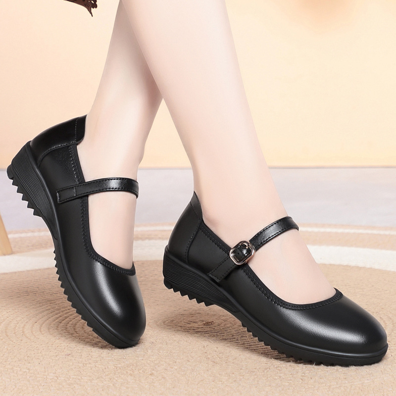 Quality Breathable Comfortable - Leather Work Women Shoes incelemesi ve fiyatı