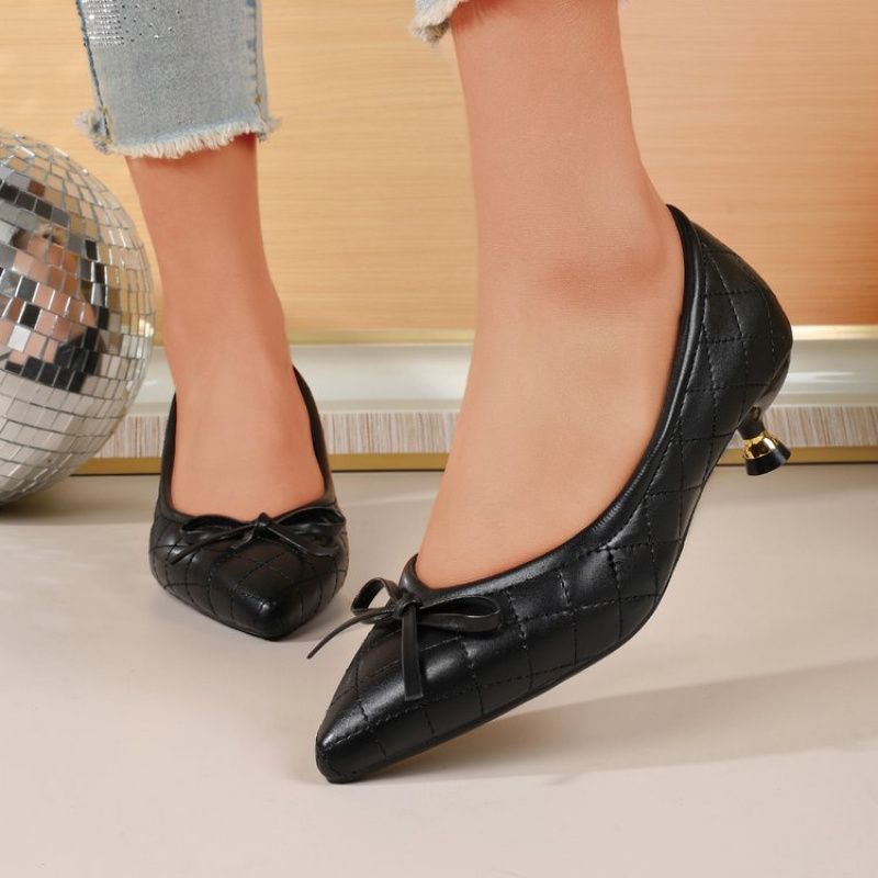 Vintage Women's Pointed Toe Bo - Leather Work Women Shoes incelemesi ve fiyatı