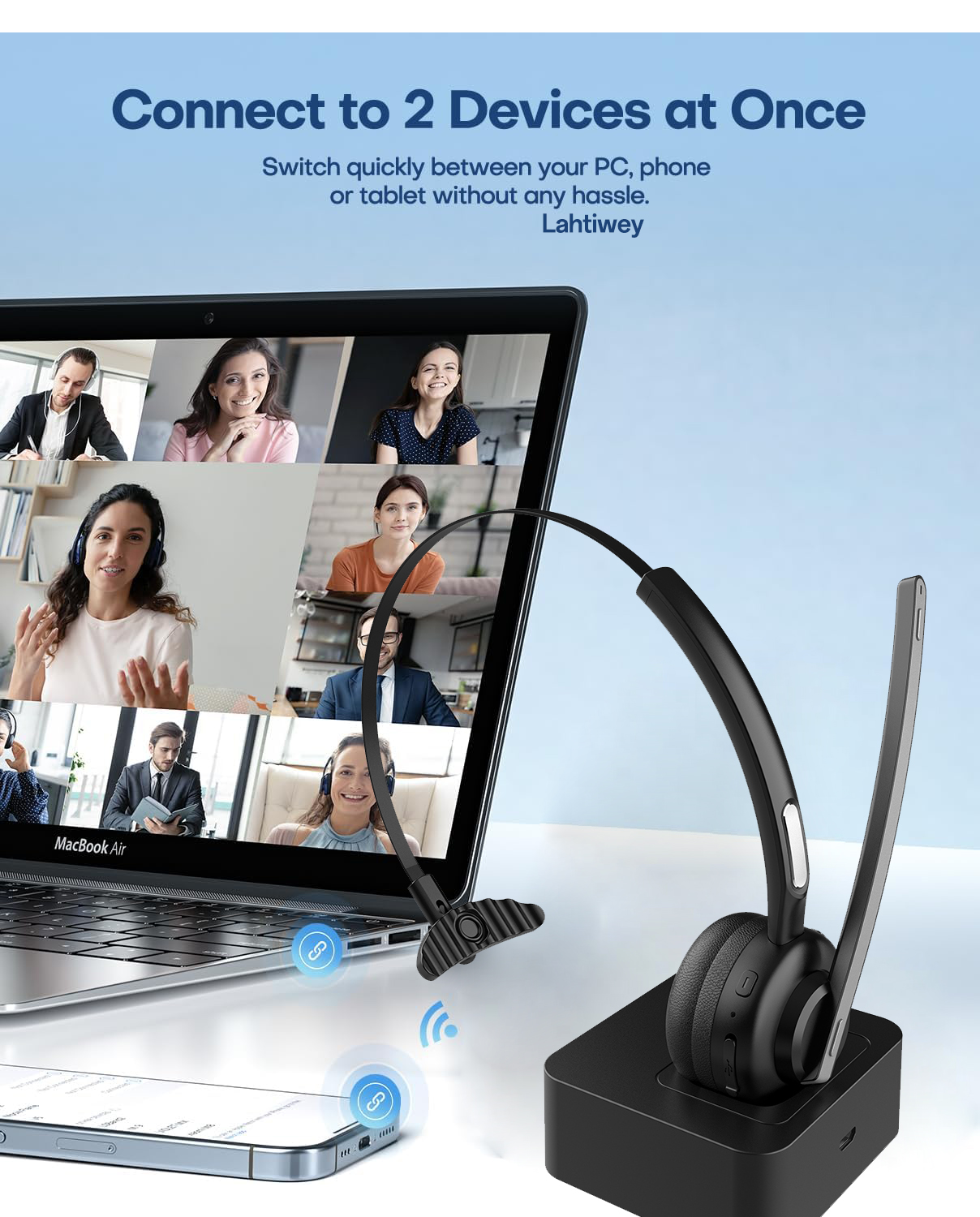 Bluetooth Headset, Wireless He - Leatherwork Manual incelemesi ve fiyatı