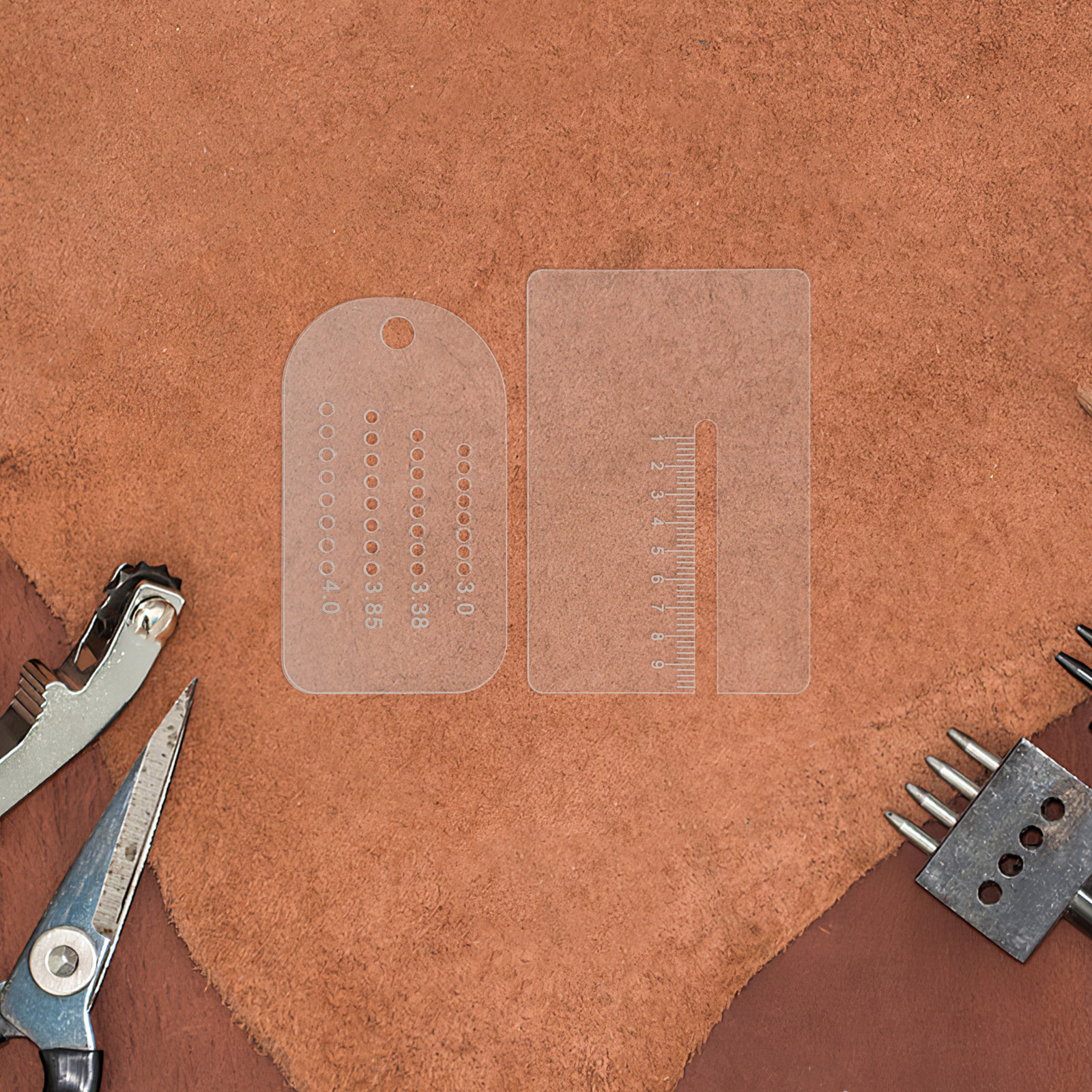 2Pcs Leatherworking Punch Spac - Leatherworking Guide incelemesi ve fiyatı