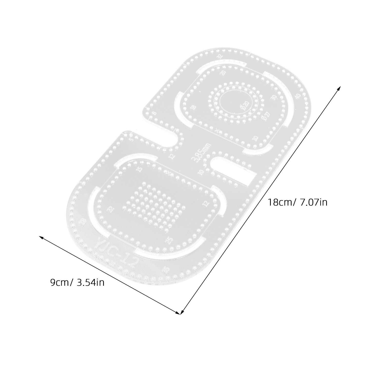 4Pcs Clear Acrylic Leatherwork - Leatherworking Guide incelemesi ve fiyatı