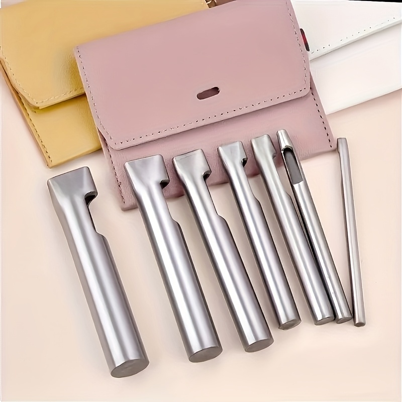 5pcs Leather Oblong Belt Hole  - Leatherwork Punching Tool incelemesi ve fiyatı