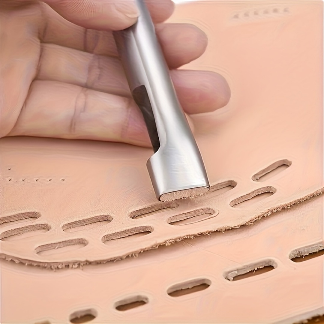 5pcs Leather Oblong Belt Hole  - Leatherwork Punching Tool incelemesi ve fiyatı