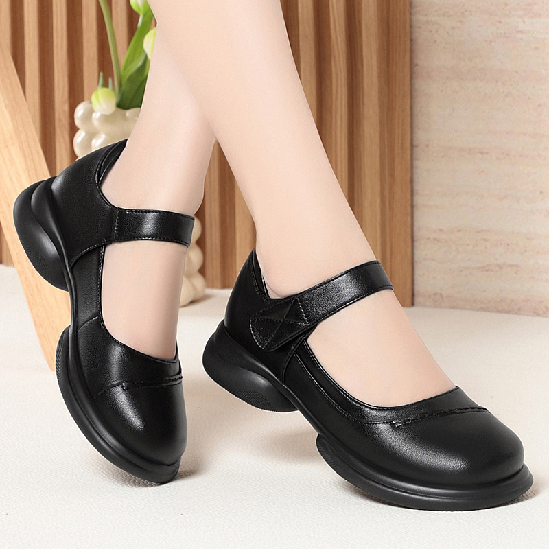 3.5cm British Style All Match  - Leather Work Women Shoes incelemesi ve fiyatı