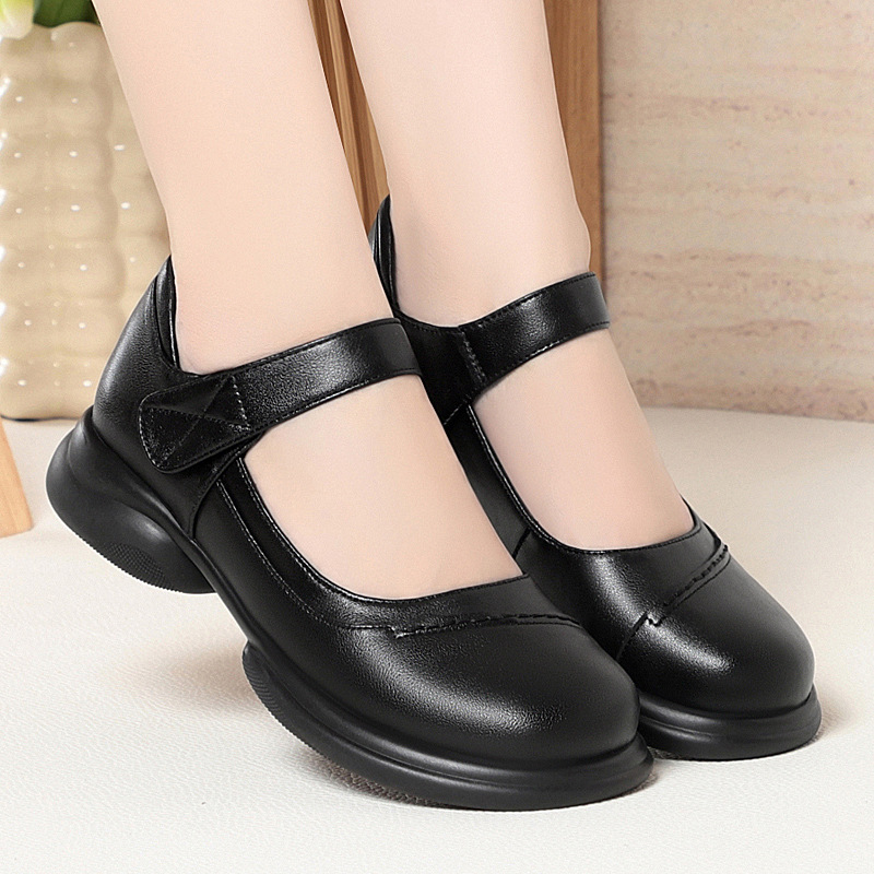3.5cm British Style All Match  - Leather Work Women Shoes incelemesi ve fiyatı