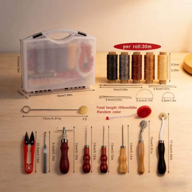 Leather Craft Tool Kit Leather - Leatherwork Punching Tool incelemesi ve fiyatı