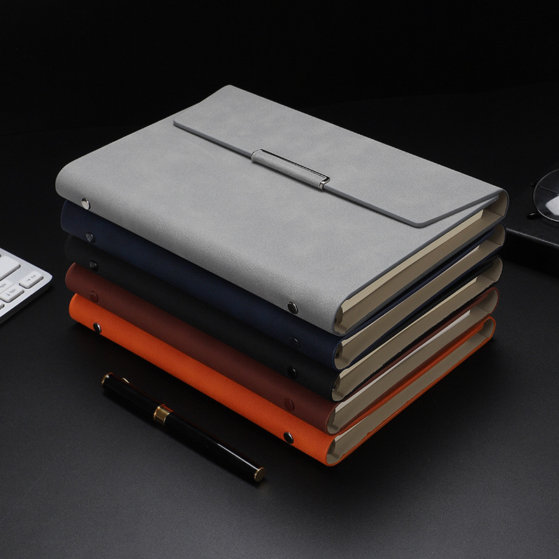 Tri-fold A5 Loose-leaf Noteboo - Leather Work Notebook incelemesi ve fiyatı