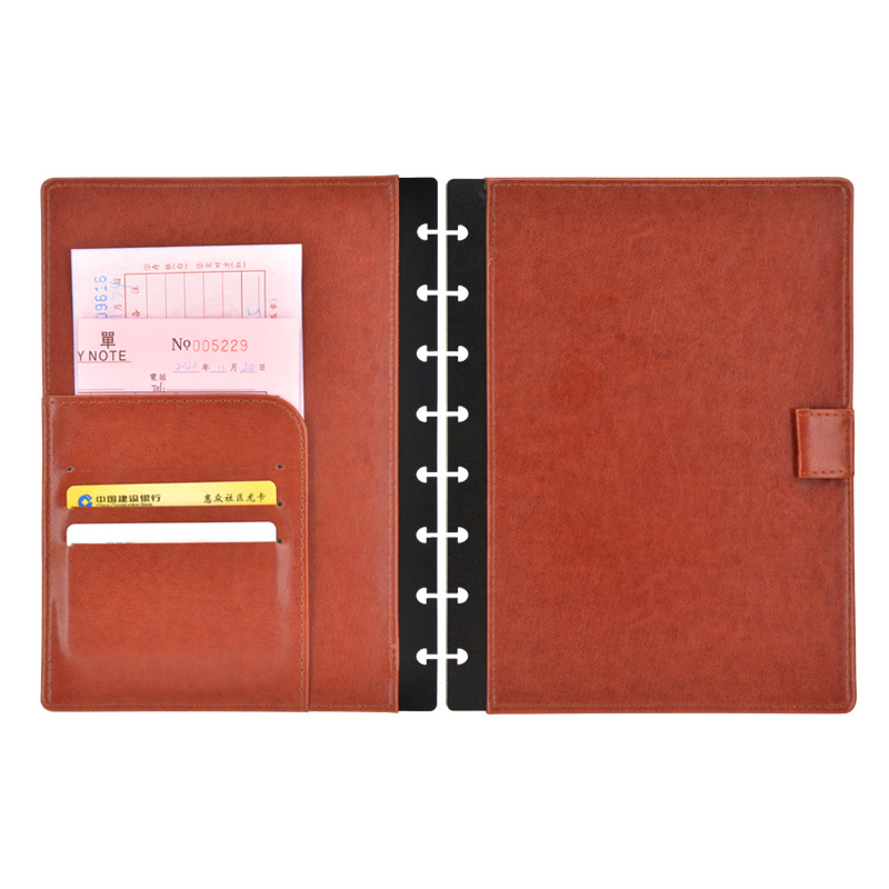 Loose-leaf Leather Cover Mushr - Leather Work Notebook incelemesi ve fiyatı
